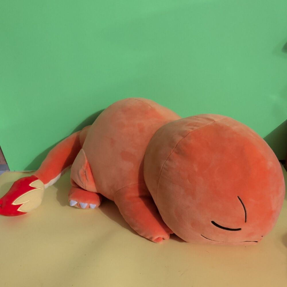 Pokémon Sleeping Charmander 18" Plush Stuffed Animal 2024 NWT RARE